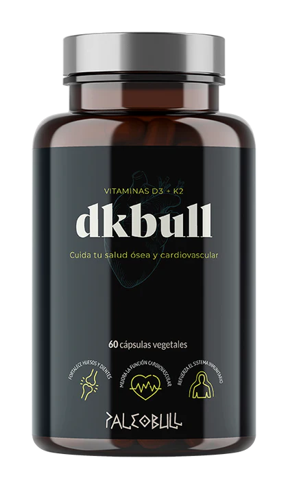 DKbull – Suplemento de Vitaminas D3 y K2 para Huesos y Corazón
